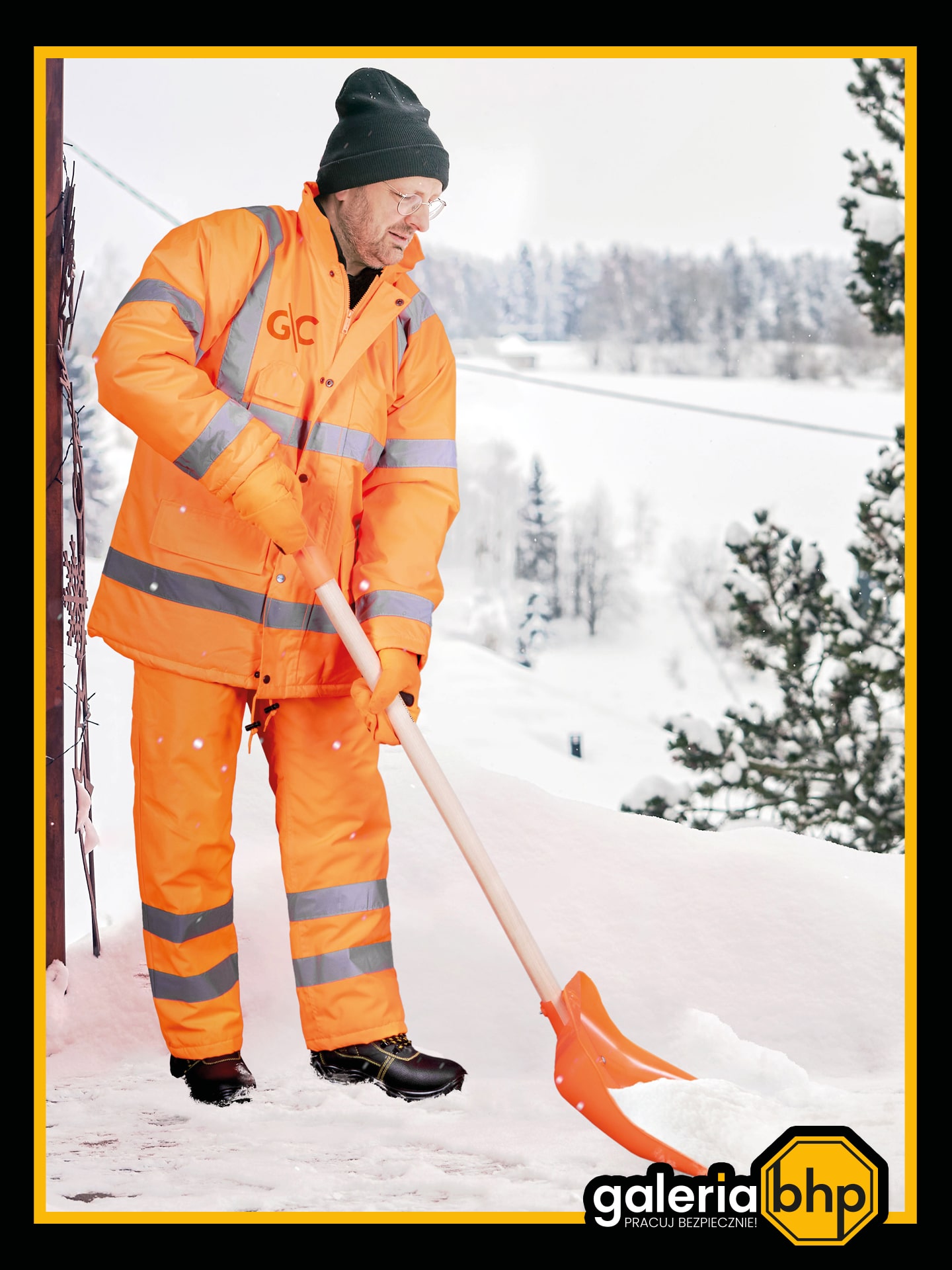 zestaw dla pracownika do odśnieżania
