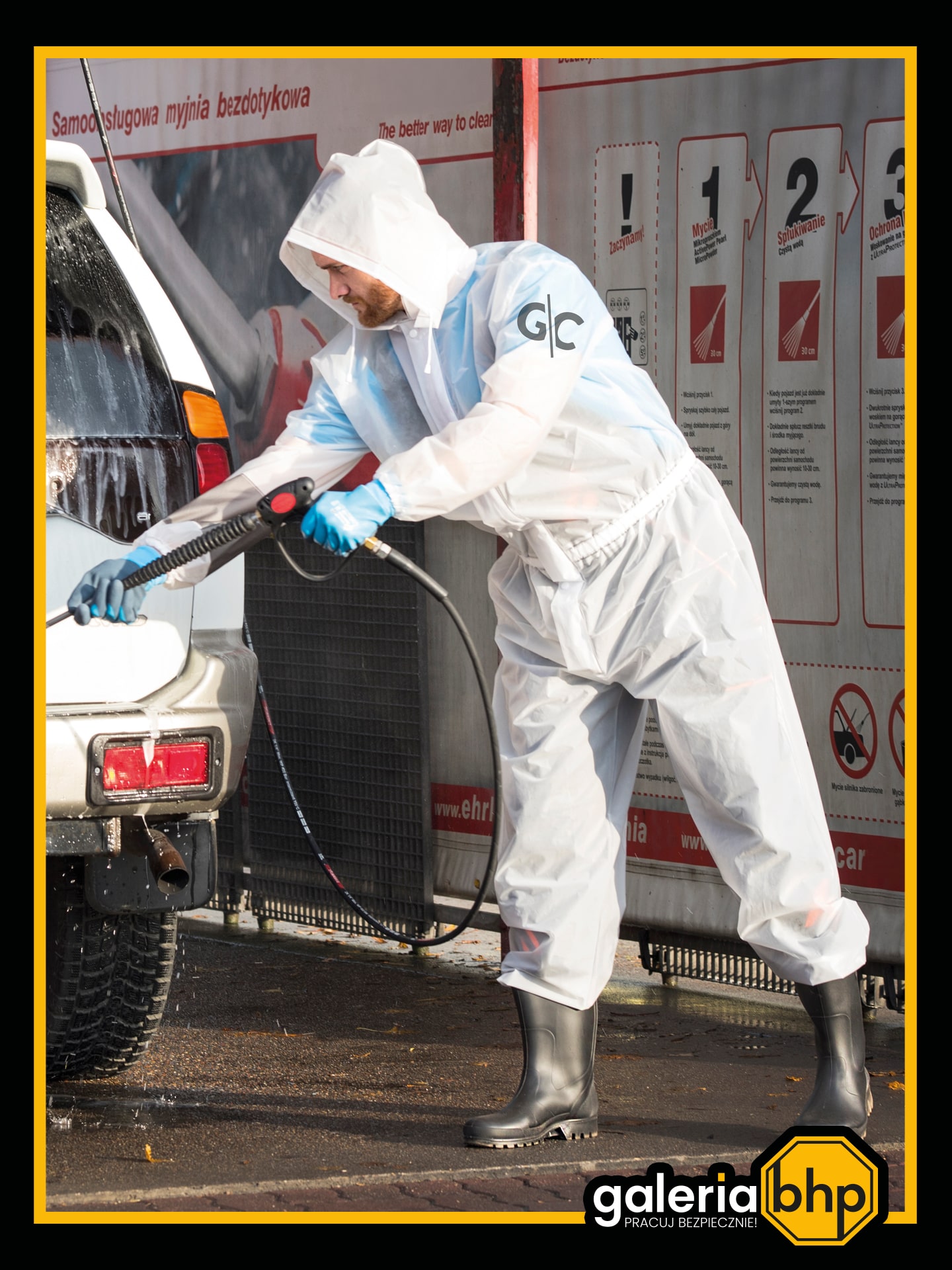 zestaw dla pracownika myjni